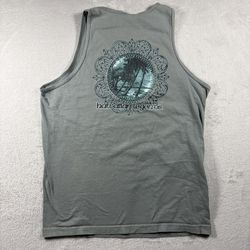 Vintage Hawaiian Legends Tank Top Mens L Green Big Logo 90s Y2K Surfing #111