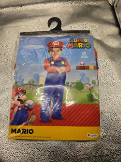 Toddler's Super Mario Costume