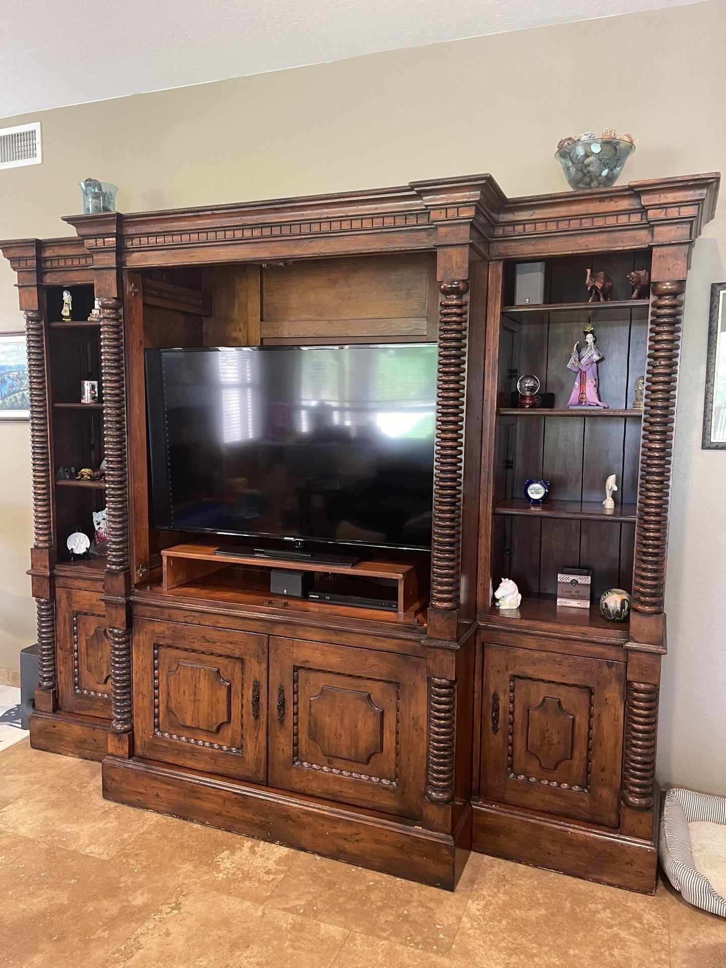TV Entertainment Center Armoire Cabinet