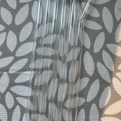 6 Pack of Glass Straws 