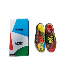 Authentic VANS + Moca Canvas Sneakers $100 (Good Condition) Size Mens 4.5 Women 6