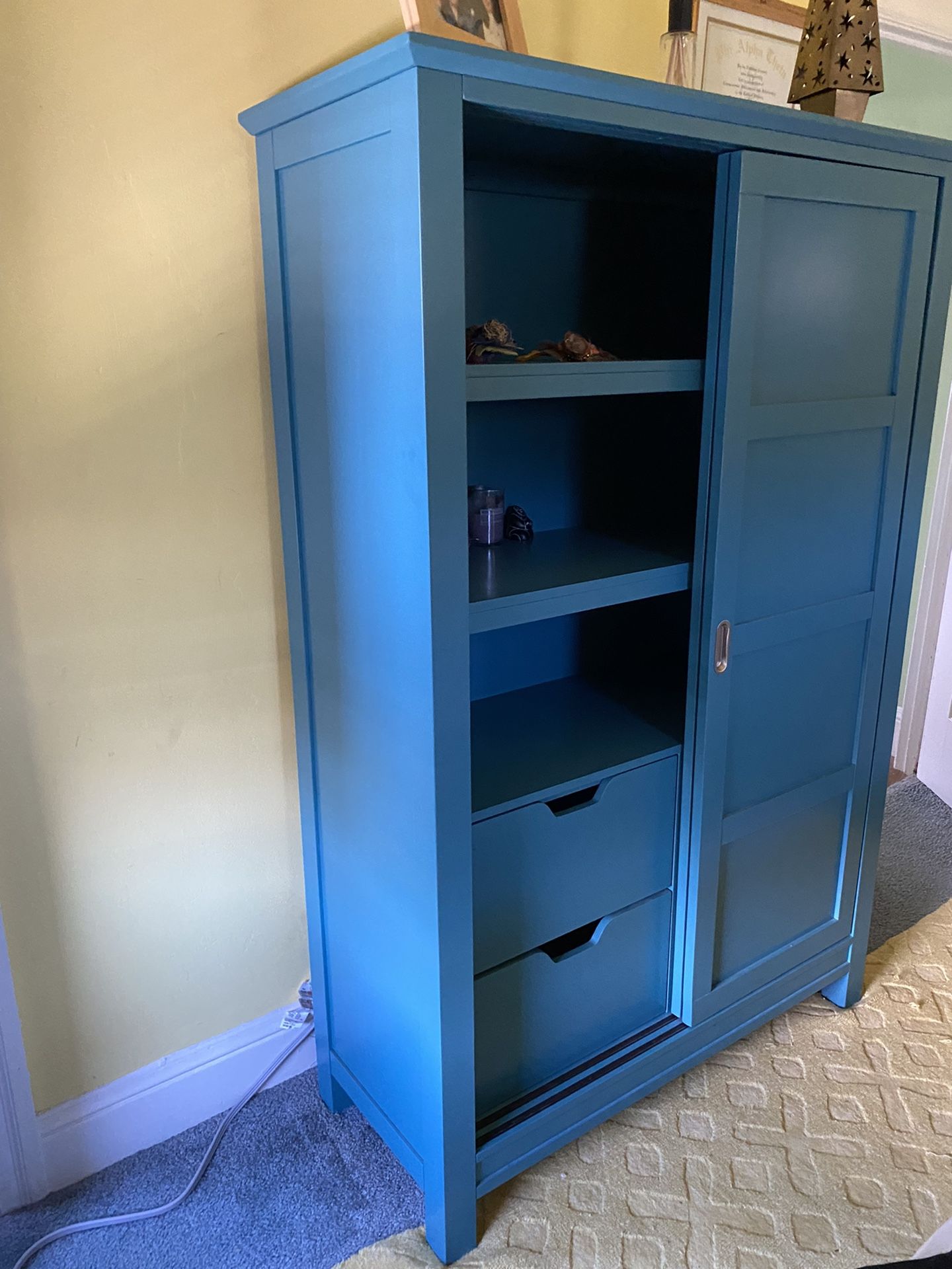 Beautiful New Armoire and Night Stand