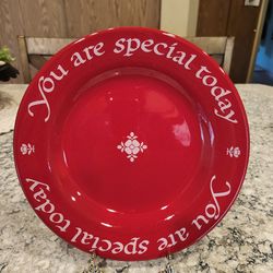 WAECHTERSBACH YOU ARE SPECIAL TODAY RED PLATE GERMANY