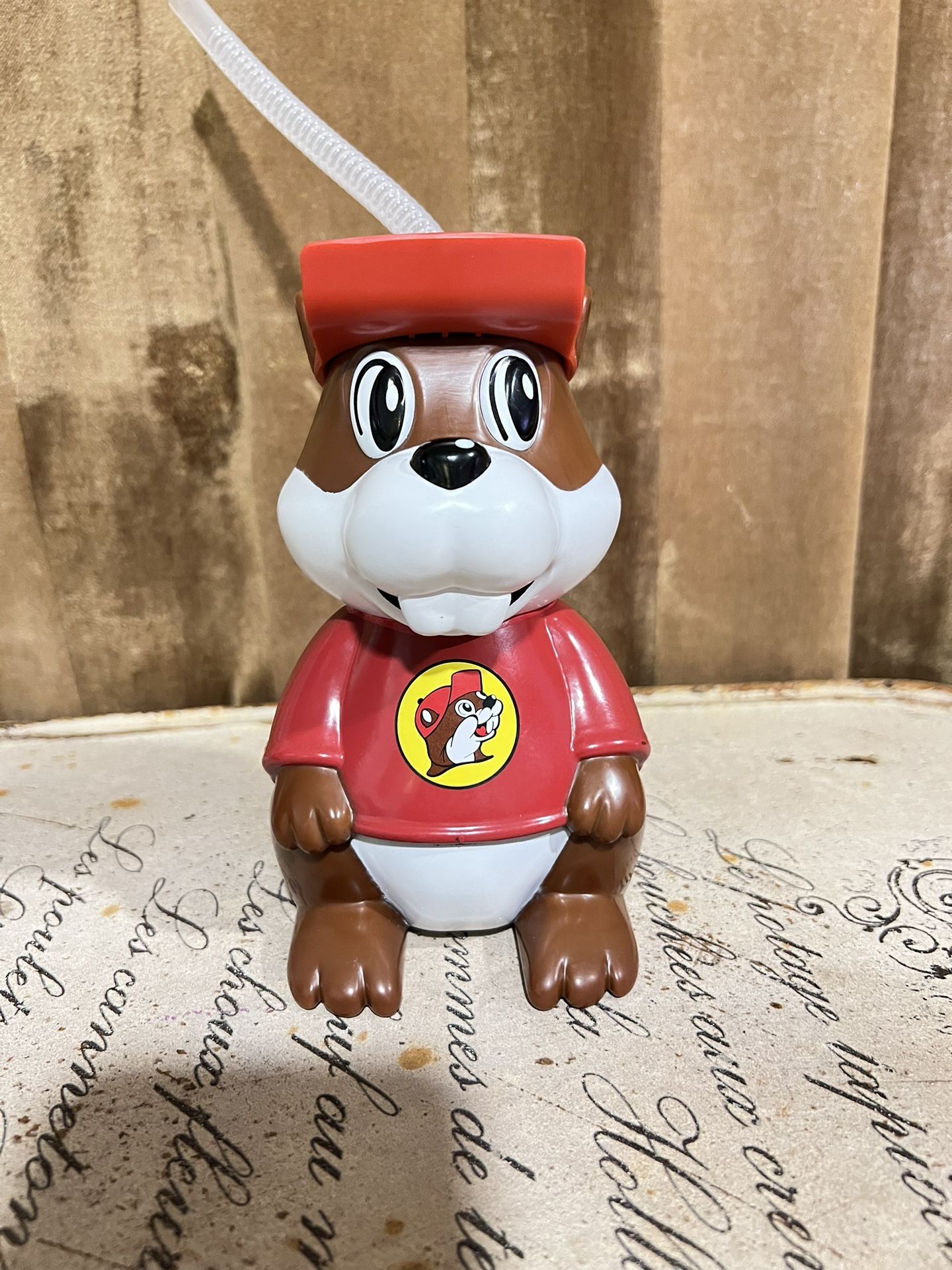 Buc-ee’s Beaver 3D Sipper Tumbler Whirley Drink Works! Decorative Cup with straw