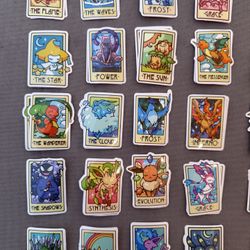 Pokémon Tarot Series Sticker Set