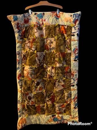 70s Raggedy Ann and Andy Blanket -