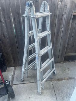 Werner MT Pro 5-in-1 22-ft Reach Type 1A - 300 lbs. Load Capacity Telescoping Multi-Position Ladder