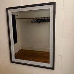Half body mirror