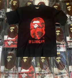 Red Camo Bape Shirt