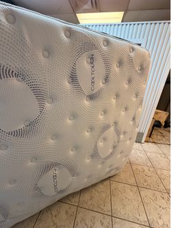 King Storage Bed + Mattress – $150