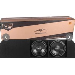 Skar Audio Dual 12" 1,600W Max Power Loaded Ported Subwoofer Enclosure Compatible with 2015-2024 Ford F-150 Super Crew Cab Trucks