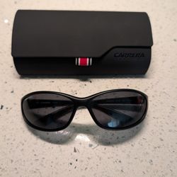 Sunglasses - Carrera Wrap Style Black