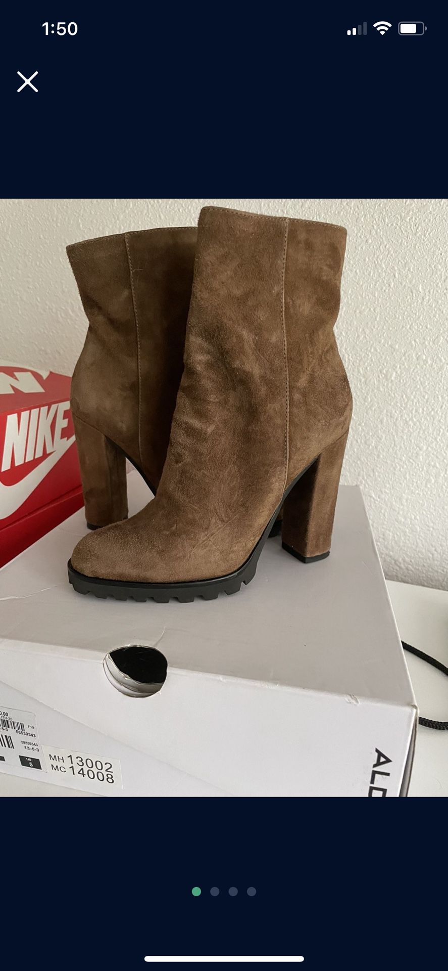 Brown Boots Size 5