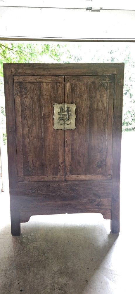 Antique 19th Century Chinese Wedding Armoir/Cabinet