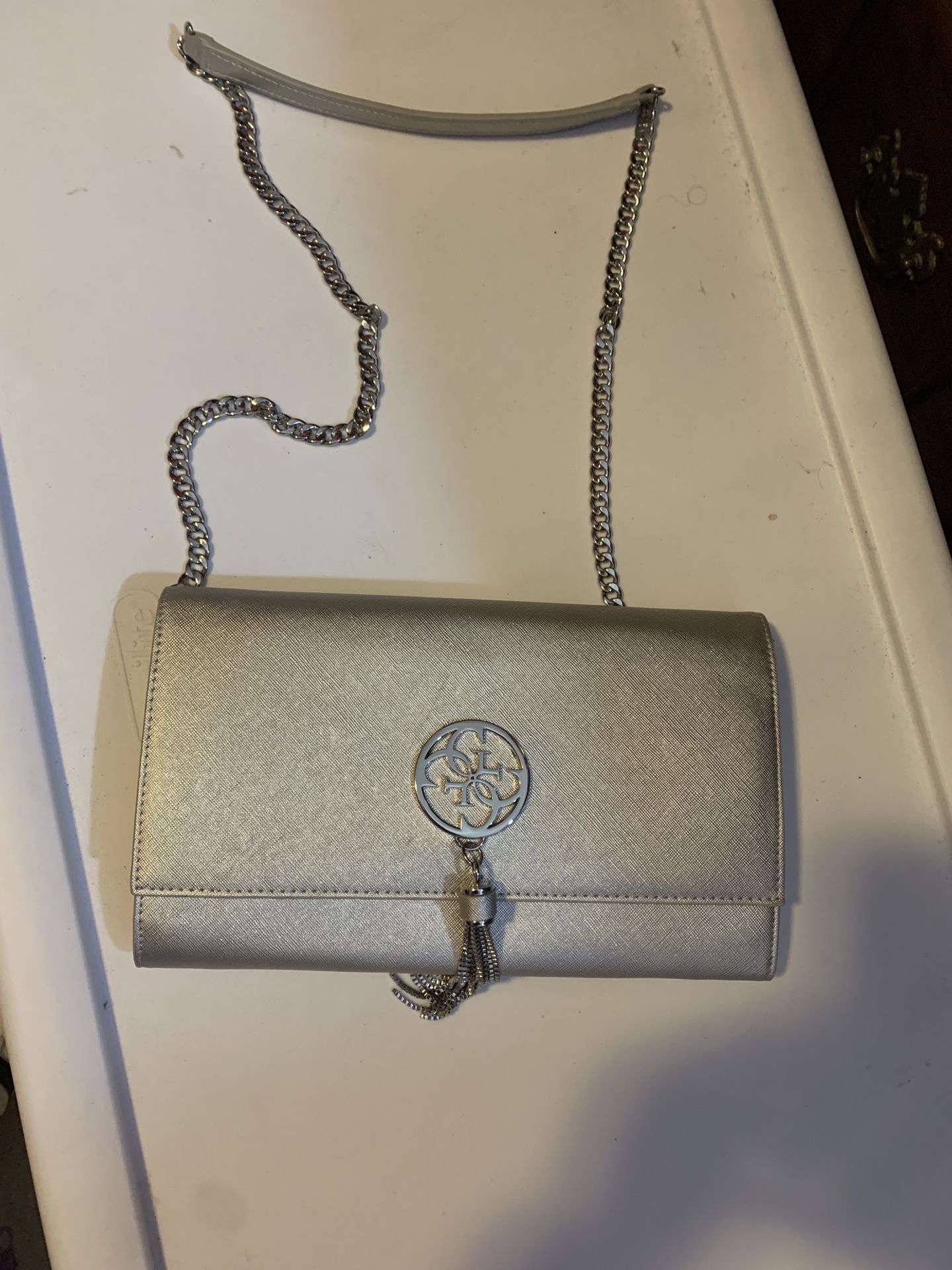 Guess purse silver new π