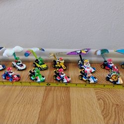 12 Super Mario Bros toy Carts Set