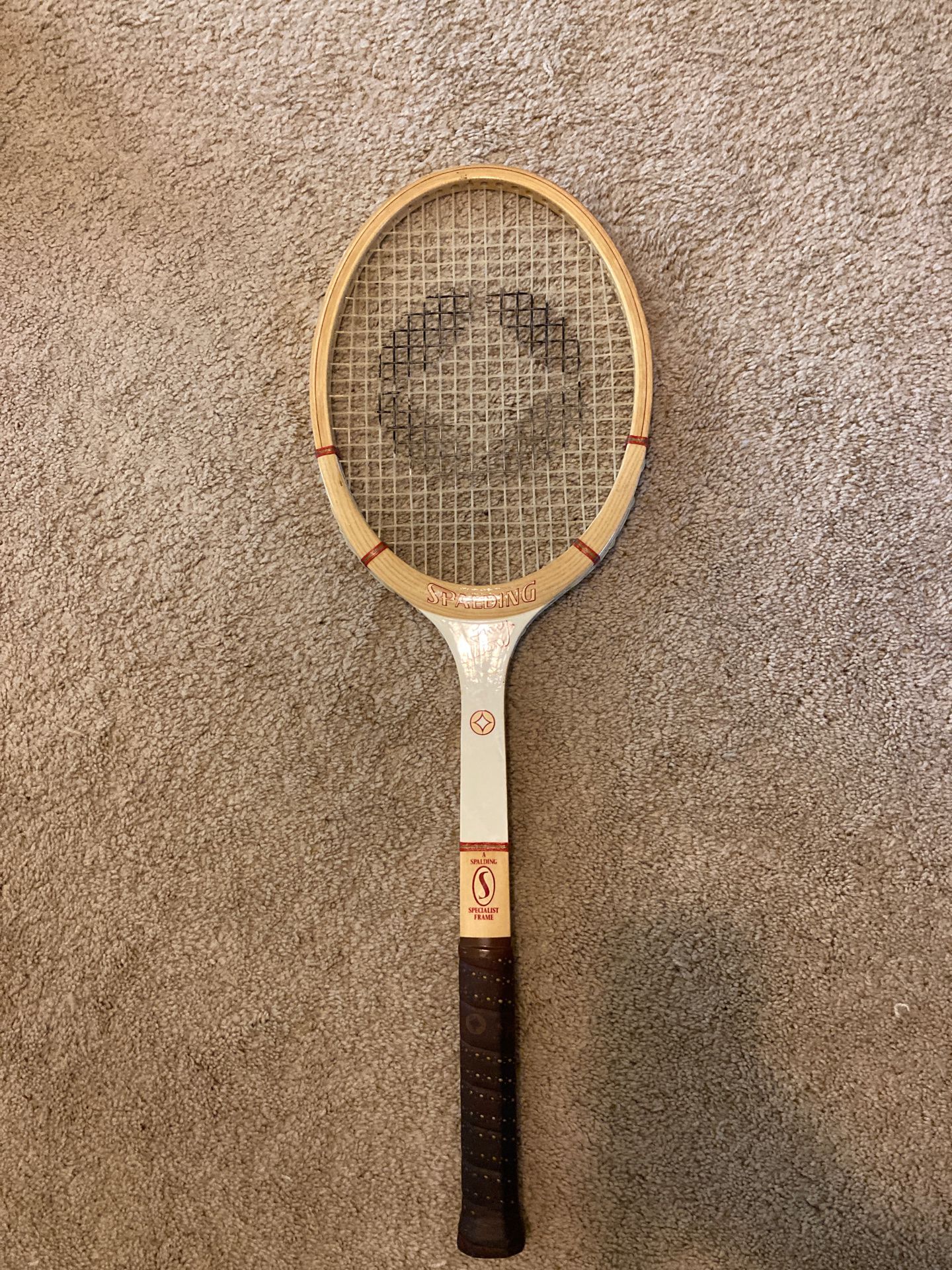Spalding Tracy Austin Signature Vintage Wooden Tennis Racket