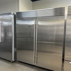 SUB ZERO 72”WIDE BUILT IN REFRIGERATOR/ FREEZER 