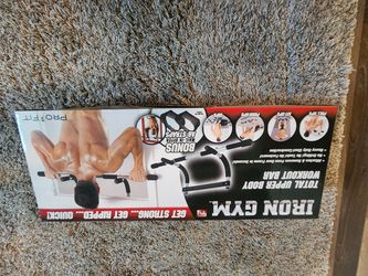 ron Gym Doorway Pull-Up Bar with Ab Straps