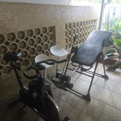 Peleton bike and Invert Table