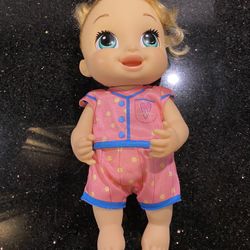 BABY ALIVE LULU DOLL Response to You: Talks, Moves Arms and Eyelids, 50 Reactions