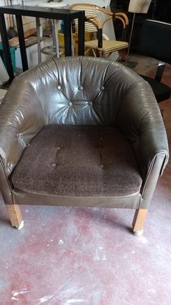 Leather office chair