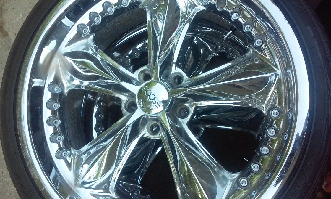 20in chrome Foose rims & tires