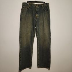 Arizona Boot Cut Jeans - Men’s 36x34, Relaxed Fit, Vintage Wash