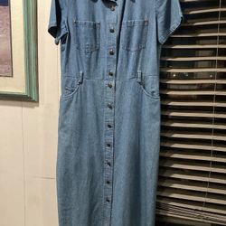 Western Denim Dress