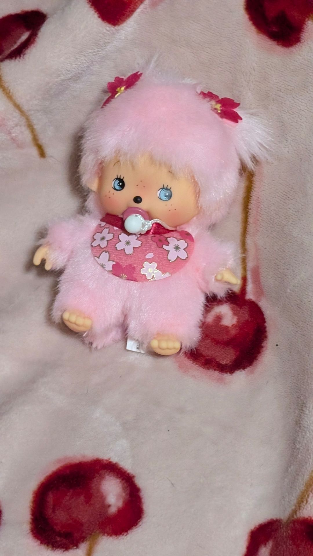 Baby pink Bebechichi Monchichi