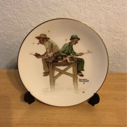 Norman Rockwell - 1981 Lazy Summer Days Plate