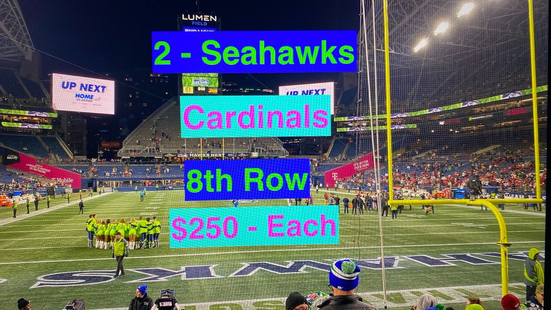 Seahawks Cardinals Tickets