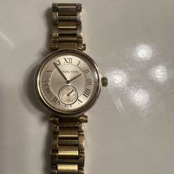 Gold MK Watch 
