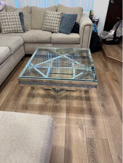 Glass Square Table