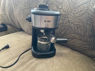 Mr. Coffee Espresso & Cappuccino Maker with Glass Carafe
