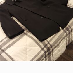 Men's Burberry Wool Peacoat 