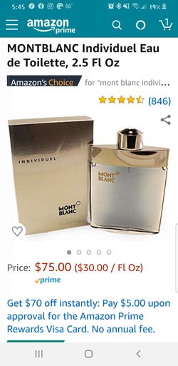 Montblanc Individuel 100% original perfume