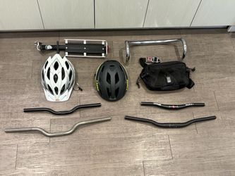 Bicycle Lot - Fixed Gear, MTB Helmet and Bars