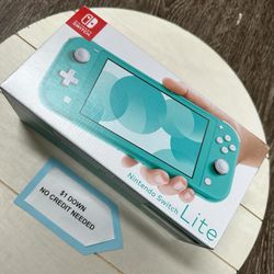 Nintendo Switch Lite New Game Console - Pay $1 today and pay the rest later -