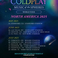 Coldplay Floor Tickets