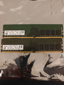 16GB (2x8GB) Kingston 3200mhz DDR4 UDIMM Desktop RAM