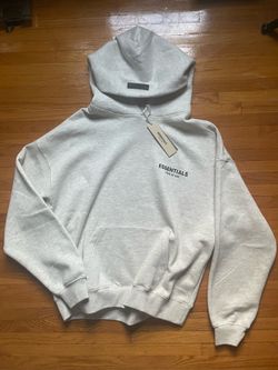 Essentials Fear of God Hoodie – Light Oatmeal Grey – Size Medium(Brand New) No