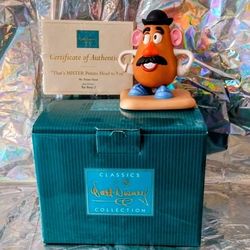 4" Disney Collection Toy Story 2  M Wer. Potato Head Ceramic Figurine  w/ COA