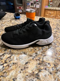 Size 8.5-Ortho  footwear Black sneakers