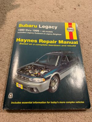 Photo Subaru Legacy repair manual