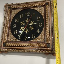 Persian Minakari Clock