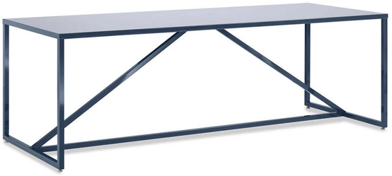 Blu Dot Strut 75' Dining table in Navy Blue