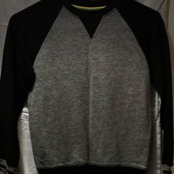 Black And Grey Athletic  Sweatshirt 