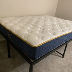 Queen Mattress And Bed Frame 