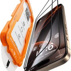 16 ProMax Tempered Glass Full Edge Coverage Case Friendly 6.9" 2 Pack